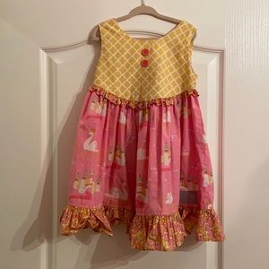 Eleanor Rose SZ 4-5 Swan Dress